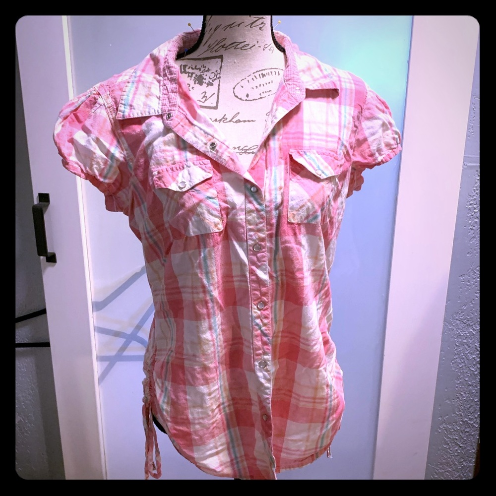 #1212 XL Maurices plaid top